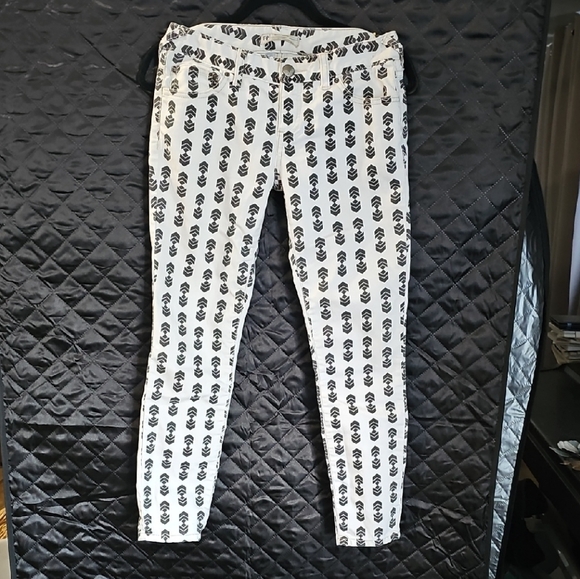 Free People Pants - Free People Monochrome Geometric Pants